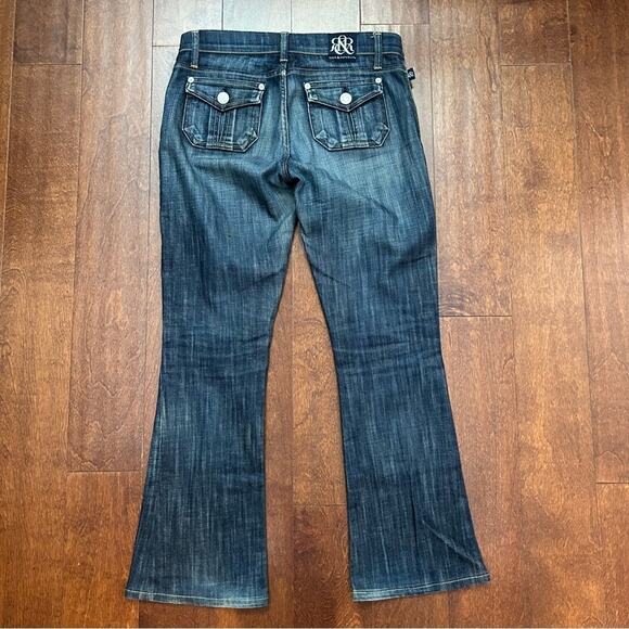Rock & Republic Women’s Low Rise Jeans with a Bit of Flare, Y2K Style, Size 26 - Picture 7 of 16